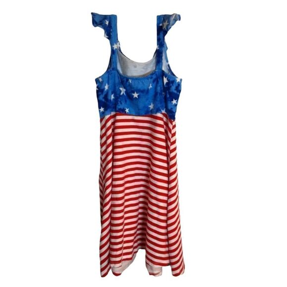 JUMPING BEANS Dress All Day Play‎ American Flag size 8 - Picture 2 of 4